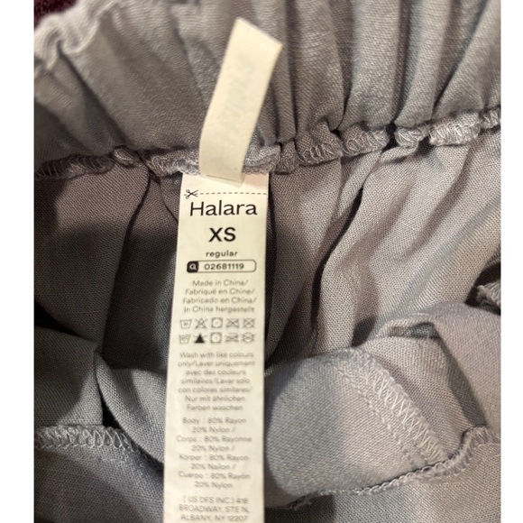 Halara High Waisted Pocket Wide Leg Flowy Solid Palazzo Casual Linen-Feel Pants - Picture 6 of 6